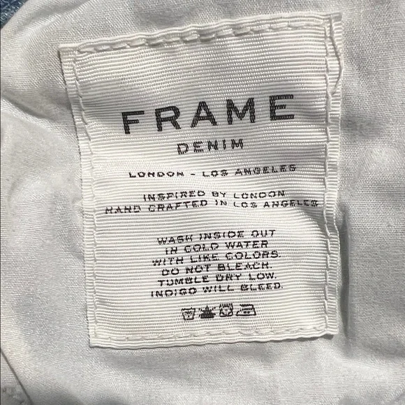 Frame Denim Light Blue Wide Leg Jeans - Picture 10 of 13